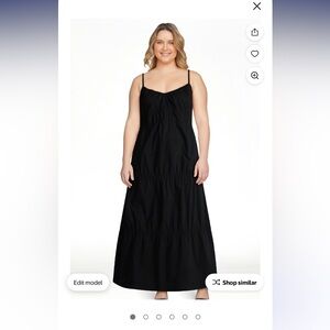 Time and Tru Black Maxi Dress
